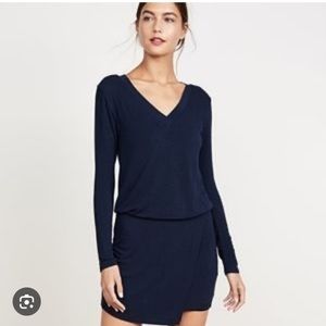 Never worn Bailey 44 navy long sleeve mini dress.  Size XS.